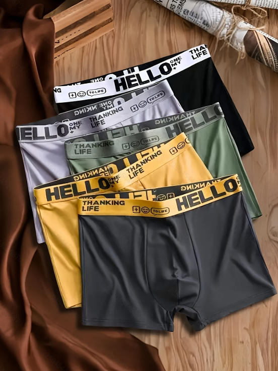 Multi Pack Underwear - Boxer da Uomo in Seta di