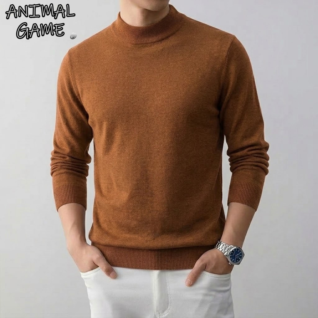 Thermal Long John - Maglione da Uomo a Collo Alto