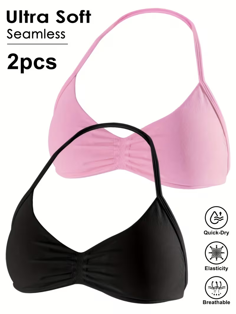 2 pezzi Top corto da palestra  - Suspender Tank Top recensione e prezzo